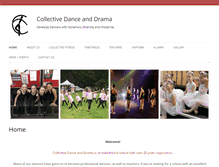 Tablet Screenshot of collectivedance.co.uk